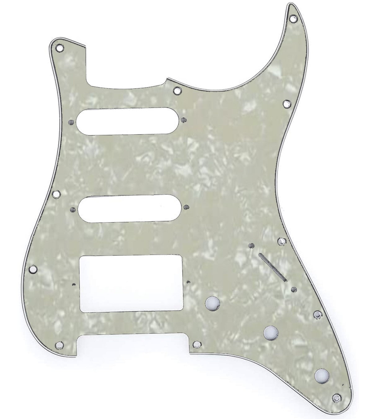 Custom Made Fender Stratocaster HSS Pickguard