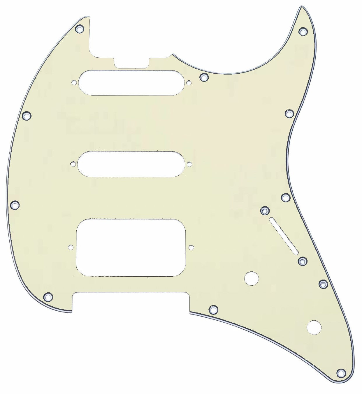 Custom Made Sterling by Music Man CT50/CT30 HSS Cutlass Pickguard