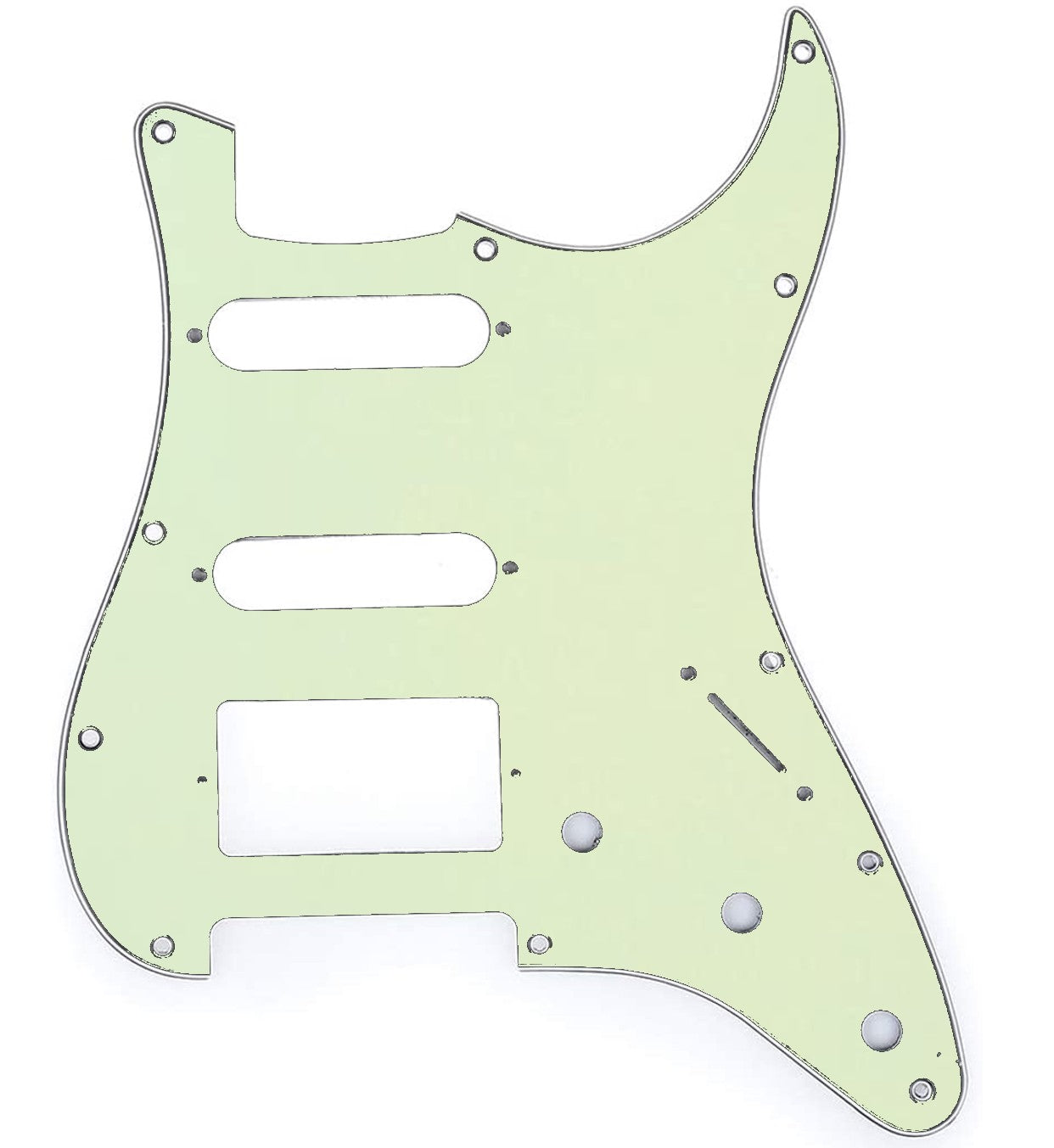 Custom Made Fender Stratocaster HSS Pickguard