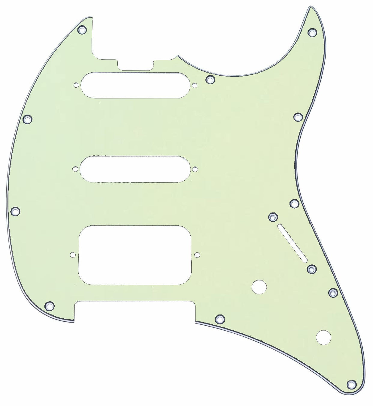 Custom Made Sterling by Music Man CT50/CT30 HSS Cutlass Pickguard