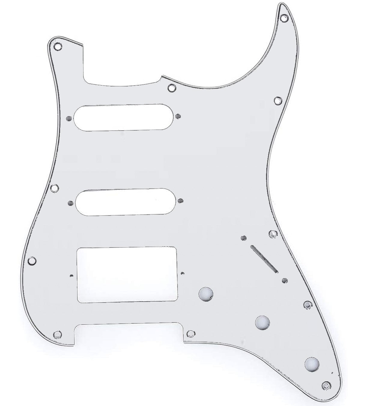 Custom Made Fender Stratocaster HSS Pickguard